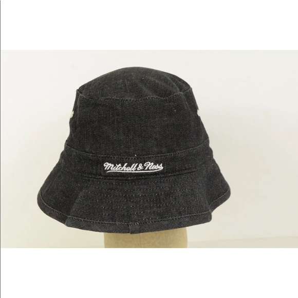 Brooklyn Nets Denim Style Bucket Hat Mitchell Ness - Picture 5 of 8